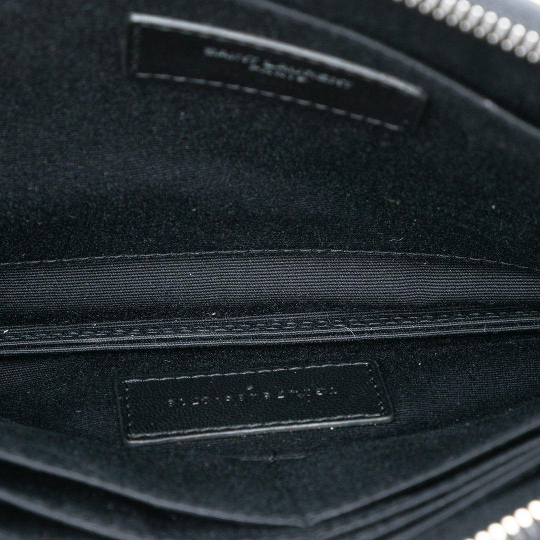 Saint Laurent Croc embossé Cuir Pochette