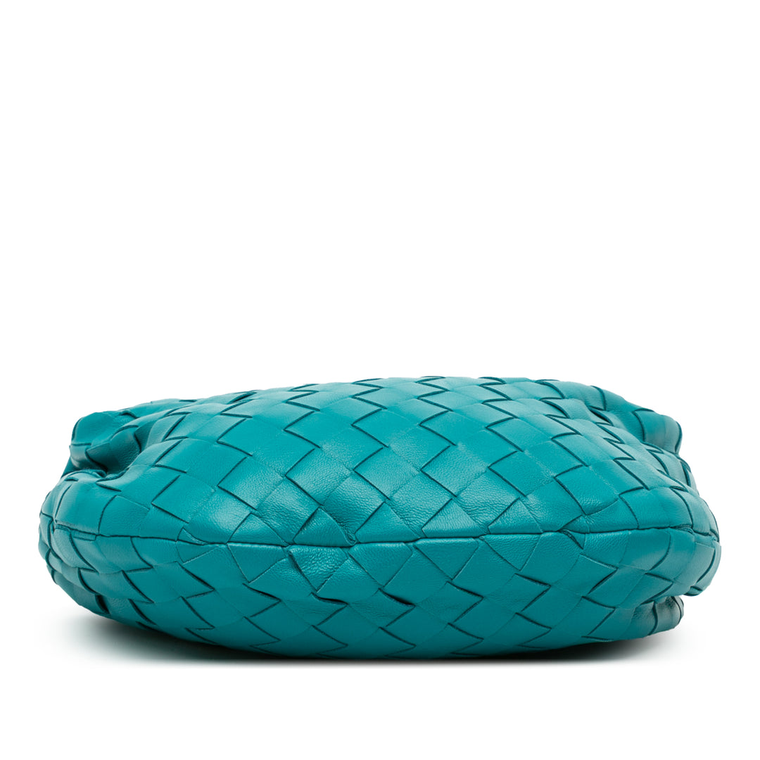 Bottega Veneta Mini Nappa Intrecciato Jodie Bleu