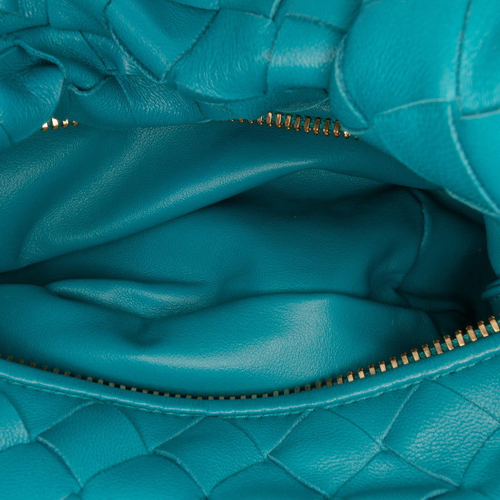 Bottega Veneta Mini Nappa Intrecciato Jodie Bleu