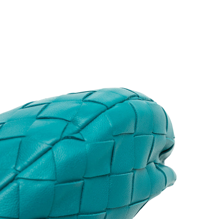 Bottega Veneta Mini Nappa Intrecciato Jodie Bleu
