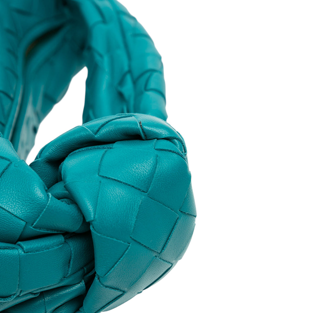 Bottega Veneta Mini Nappa Intrecciato Jodie Bleu