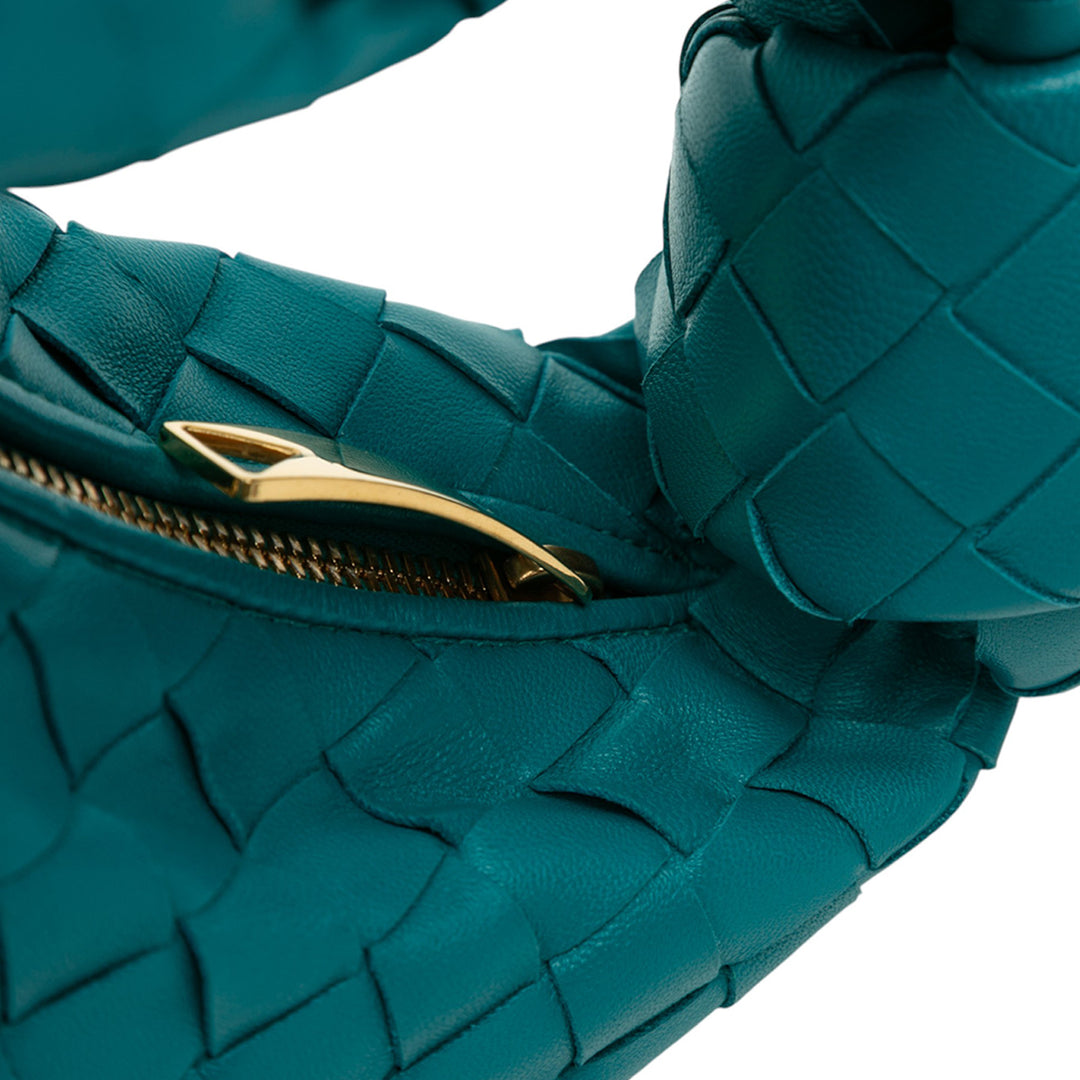 Bottega Veneta Mini Nappa Intrecciato Jodie Bleu