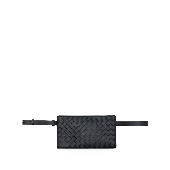 Intrecciato Sac ceinture nappa Noir