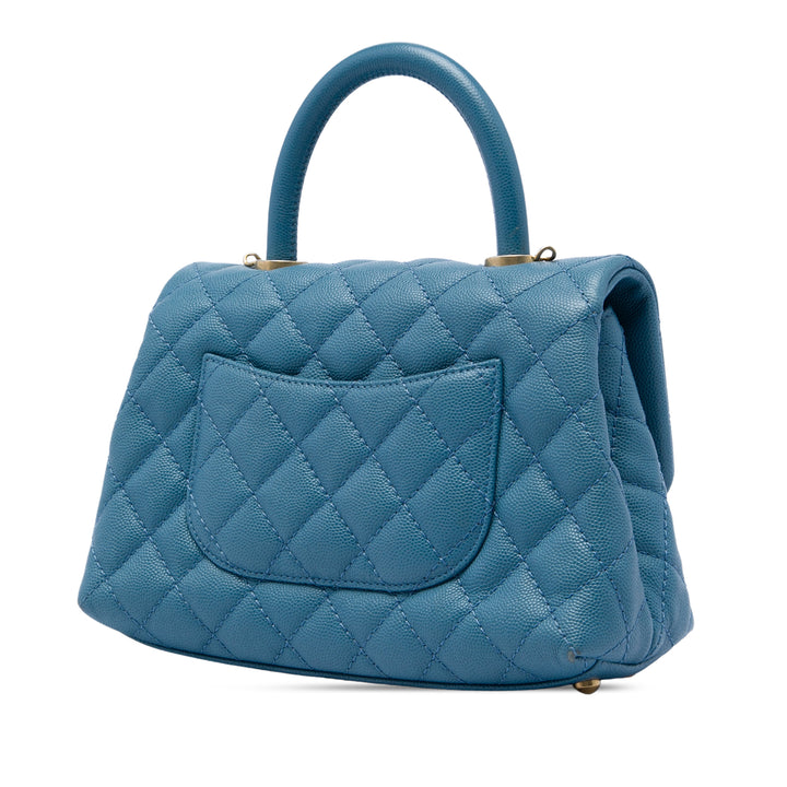 Chanel Mini Caviar Coco sac à anse supérieure