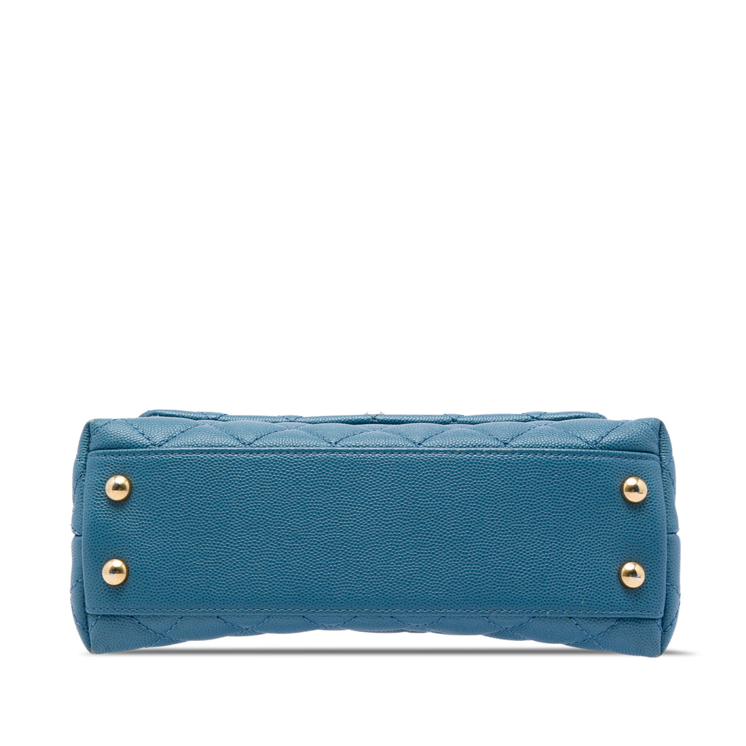 Chanel Mini Caviar Coco sac à anse supérieure