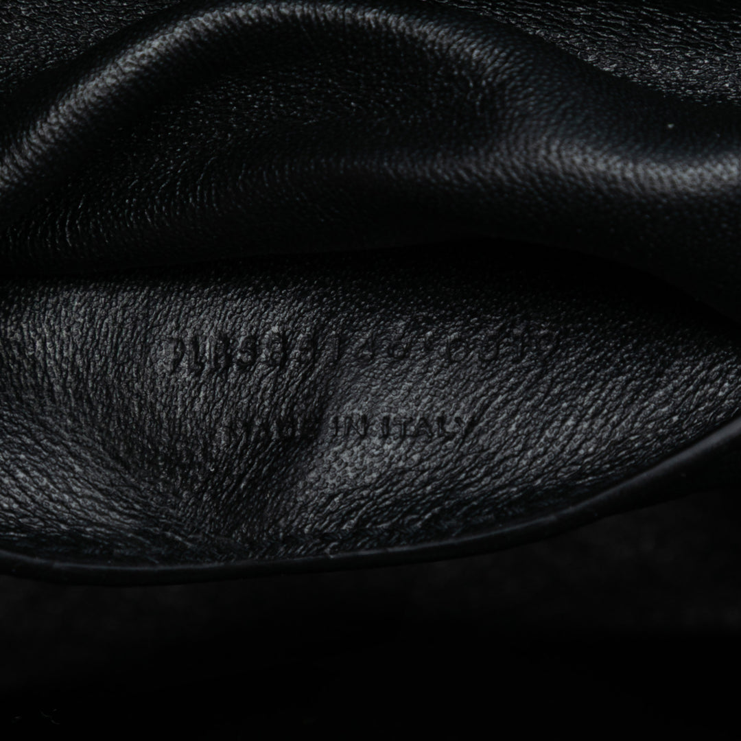 Saint Laurent Matelasse Cuir verni Monogram Vicky Vanity