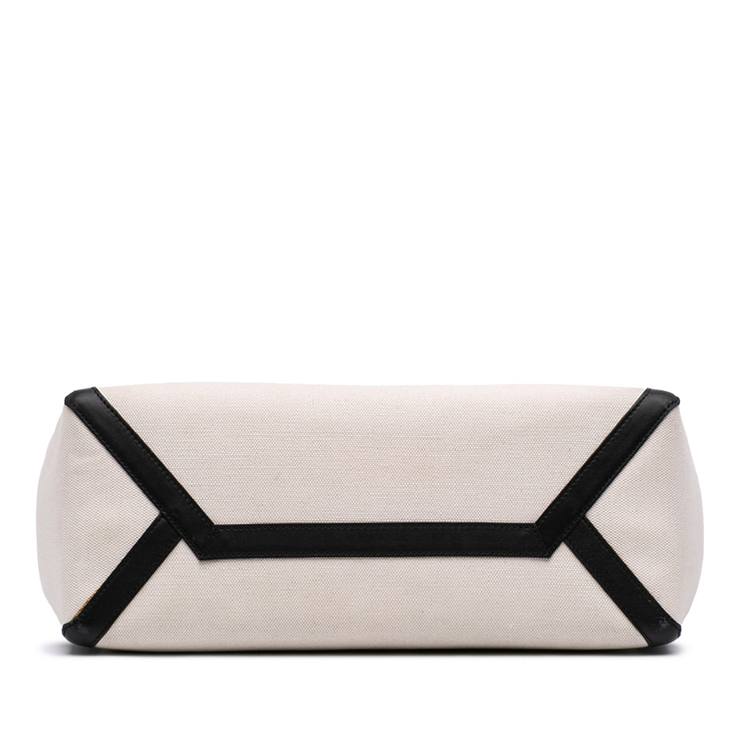 Valentino Medium Toile Rockstud VLTN Cabas