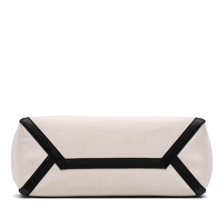 Valentino Medium Toile Rockstud VLTN Cabas