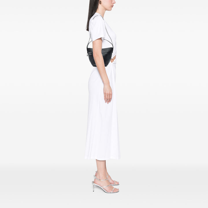 Chanel Small perforé Cuir de veau Logo Eyelet Bucket Bag