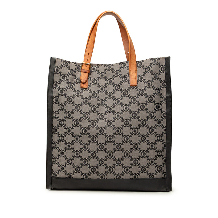 Celine Cabas Macadam vertical Gris – vue principale – GABY PARIS
