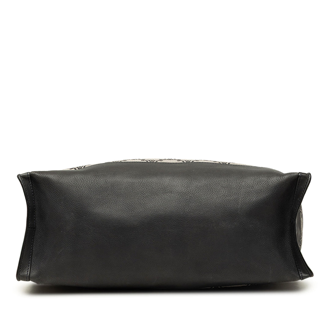 Celine Cabas Macadam vertical Gris – vue 3 – GABY PARIS