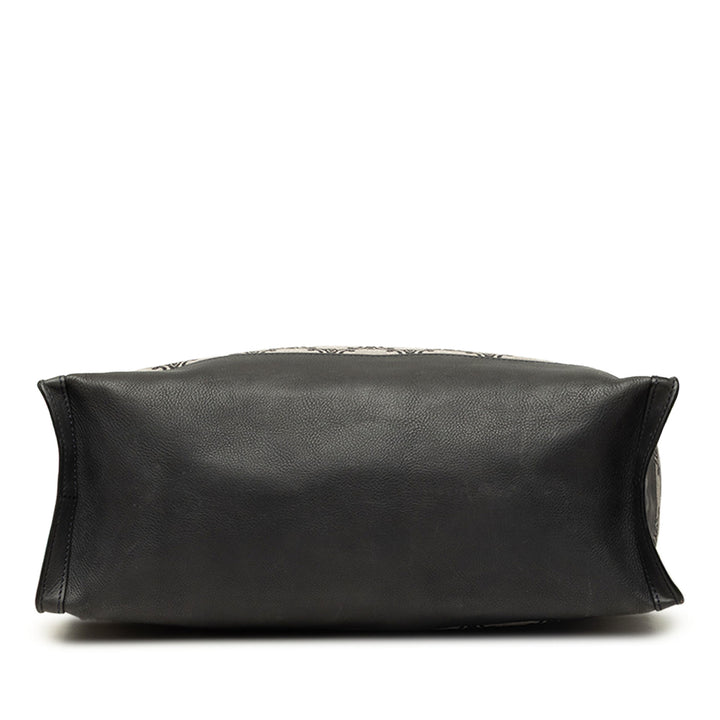 Celine Cabas Macadam vertical Gris – vue 3 – GABY PARIS