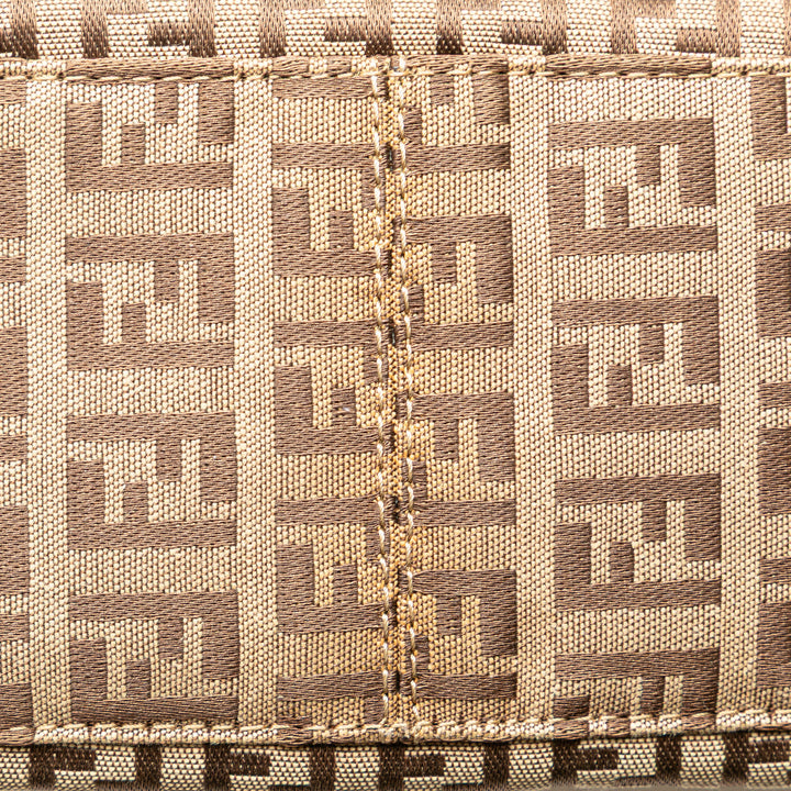 Zucchino Canvas Shoulder Bag Brown - Gaby Paris