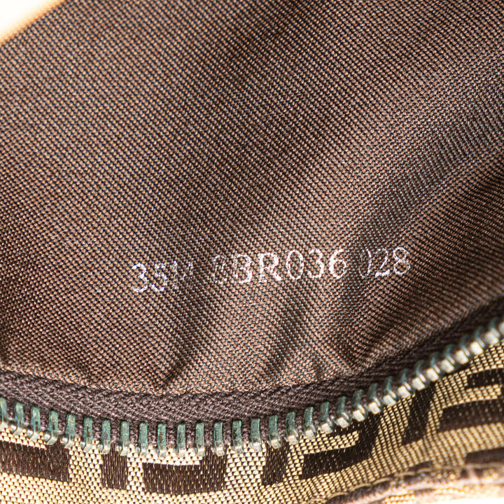 Zucchino Canvas Shoulder Bag Brown - Gaby Paris