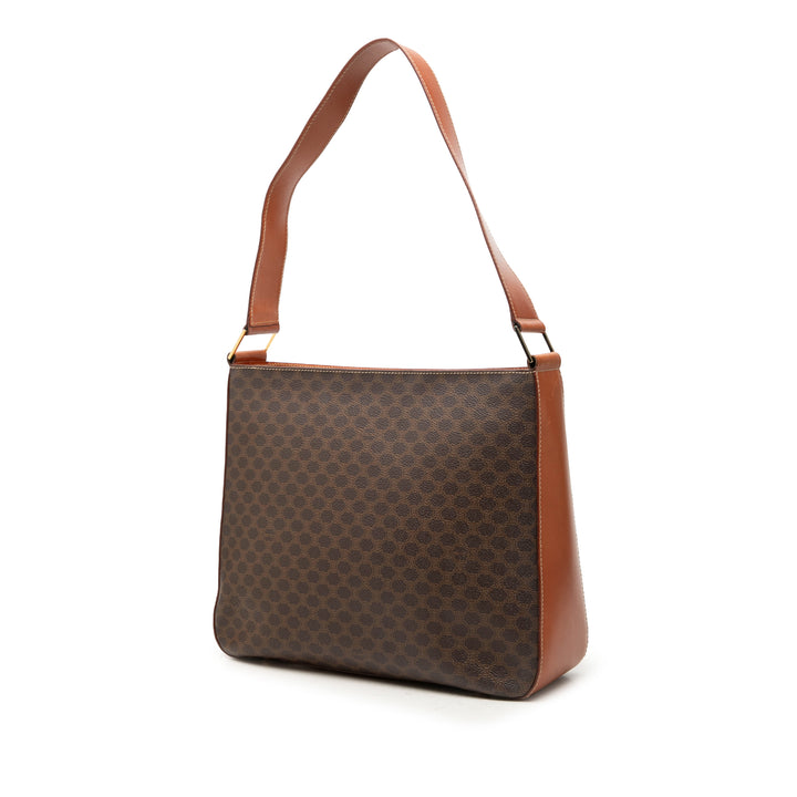 Celine Macadam Sac Toile enduite Marron – vue 2 – GABY PARIS