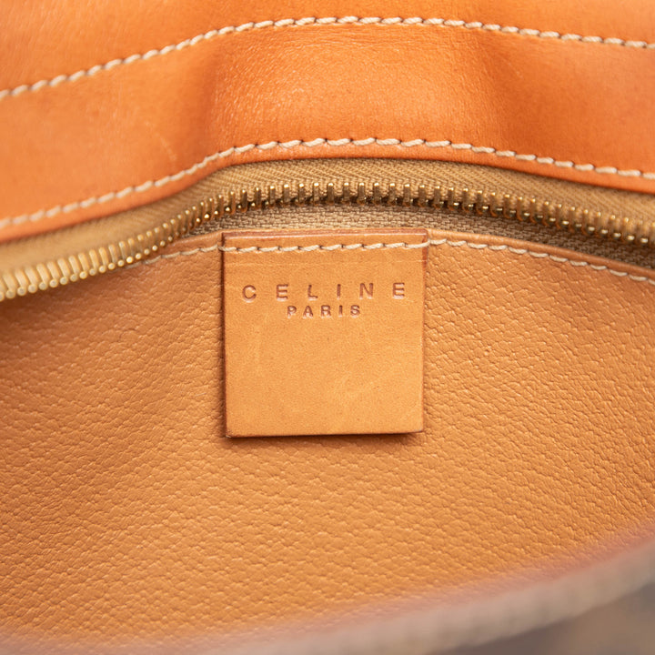 Celine Macadam Sac Toile enduite Marron – vue 5 – GABY PARIS