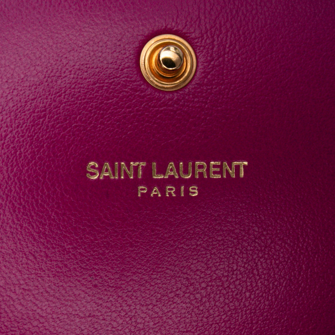 Patent Monogram Kate Wallet on Chain Pink - Gaby Paris