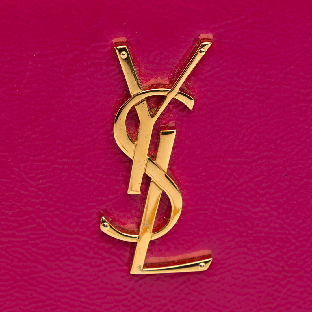 Patent Monogram Kate Wallet on Chain Pink - Gaby Paris