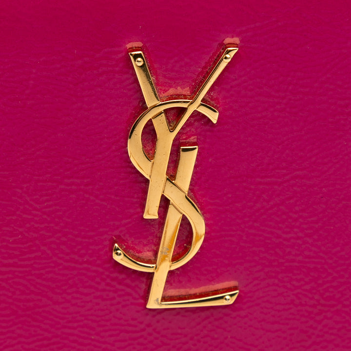 Patent Monogram Kate Wallet on Chain Pink - Gaby Paris