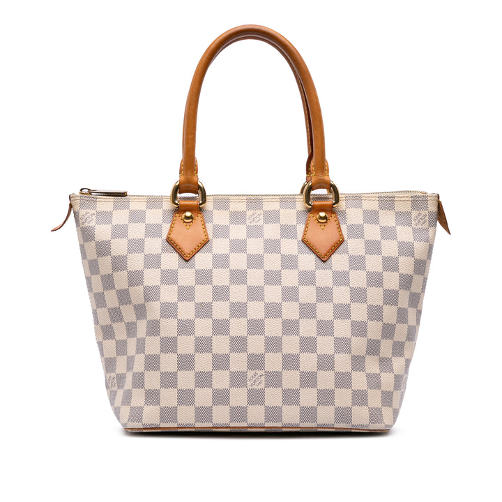 Damier Azur Saleya PM White - Gaby Paris