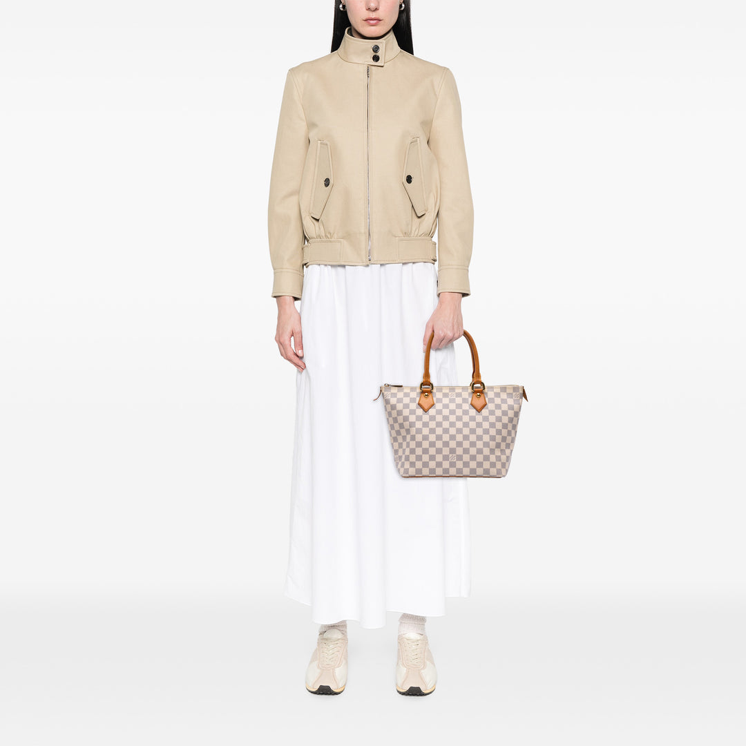 Damier Azur Saleya PM White - Gaby Paris