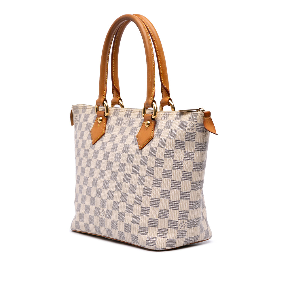 Damier Azur Saleya PM White - Gaby Paris