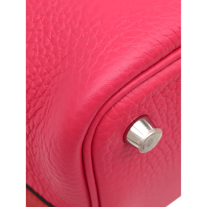 Hermès Bicolore Picotin Lock 18 Clémence Rouge – vue 9 – GABY PARIS