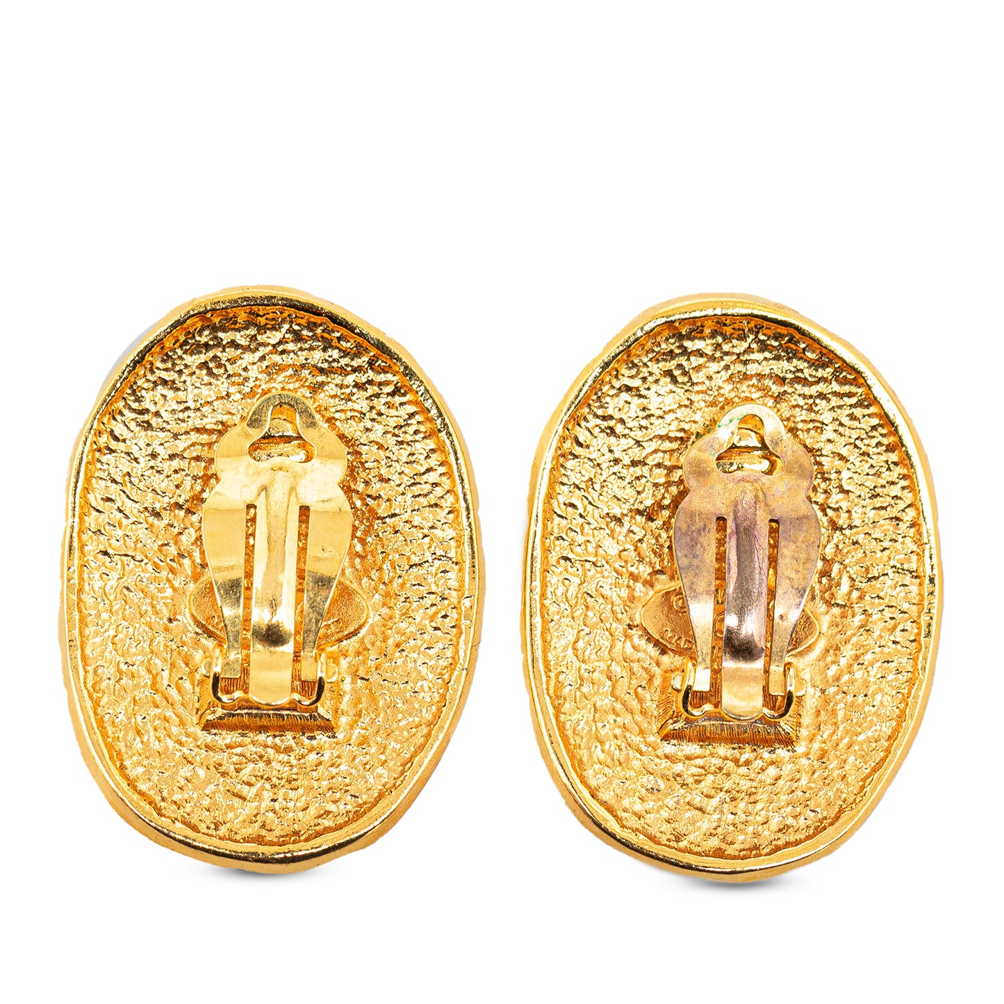 CC Crown Clip On Earrings Gold - Gaby Paris