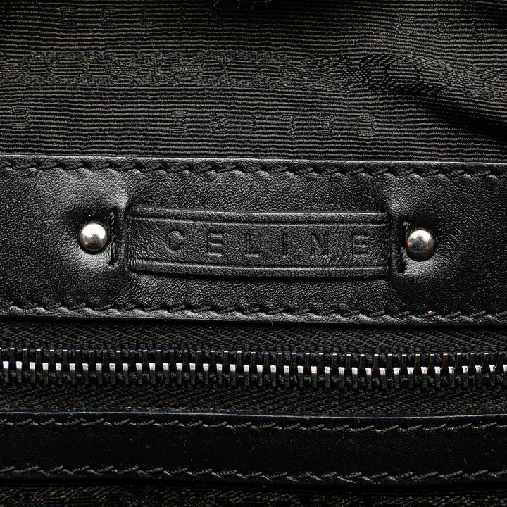 Pony Hair and Calfskin Satchel Black - Gaby Paris