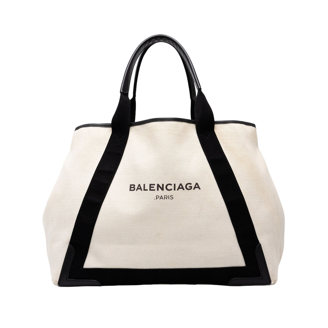 Balenciaga Cabas M Blanc – vue principale – GABY PARIS