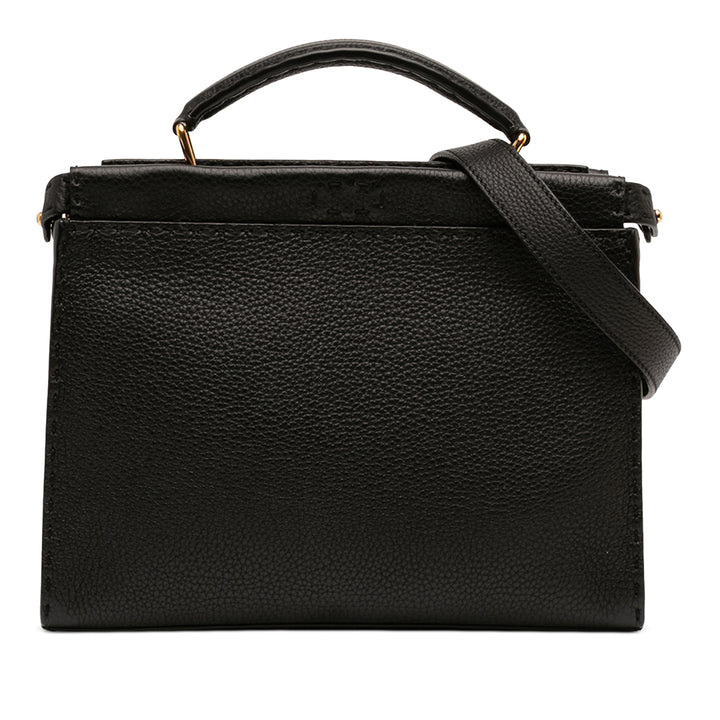 Fendi Mini Cuir de veau Romano Selleria Peekaboo Iconic Fit Sac