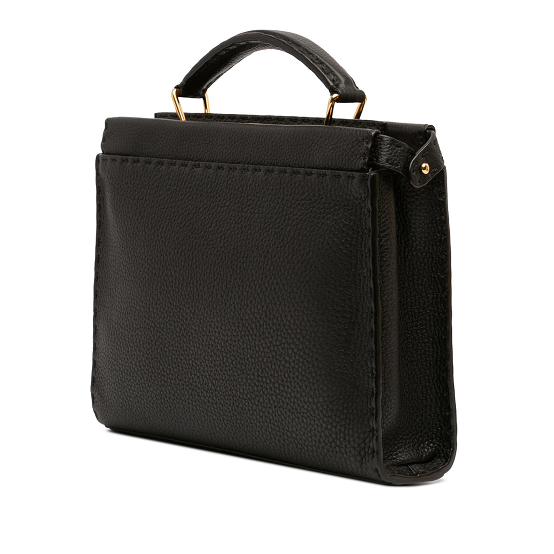 Fendi Mini Cuir de veau Romano Selleria Peekaboo Iconic Fit Sac