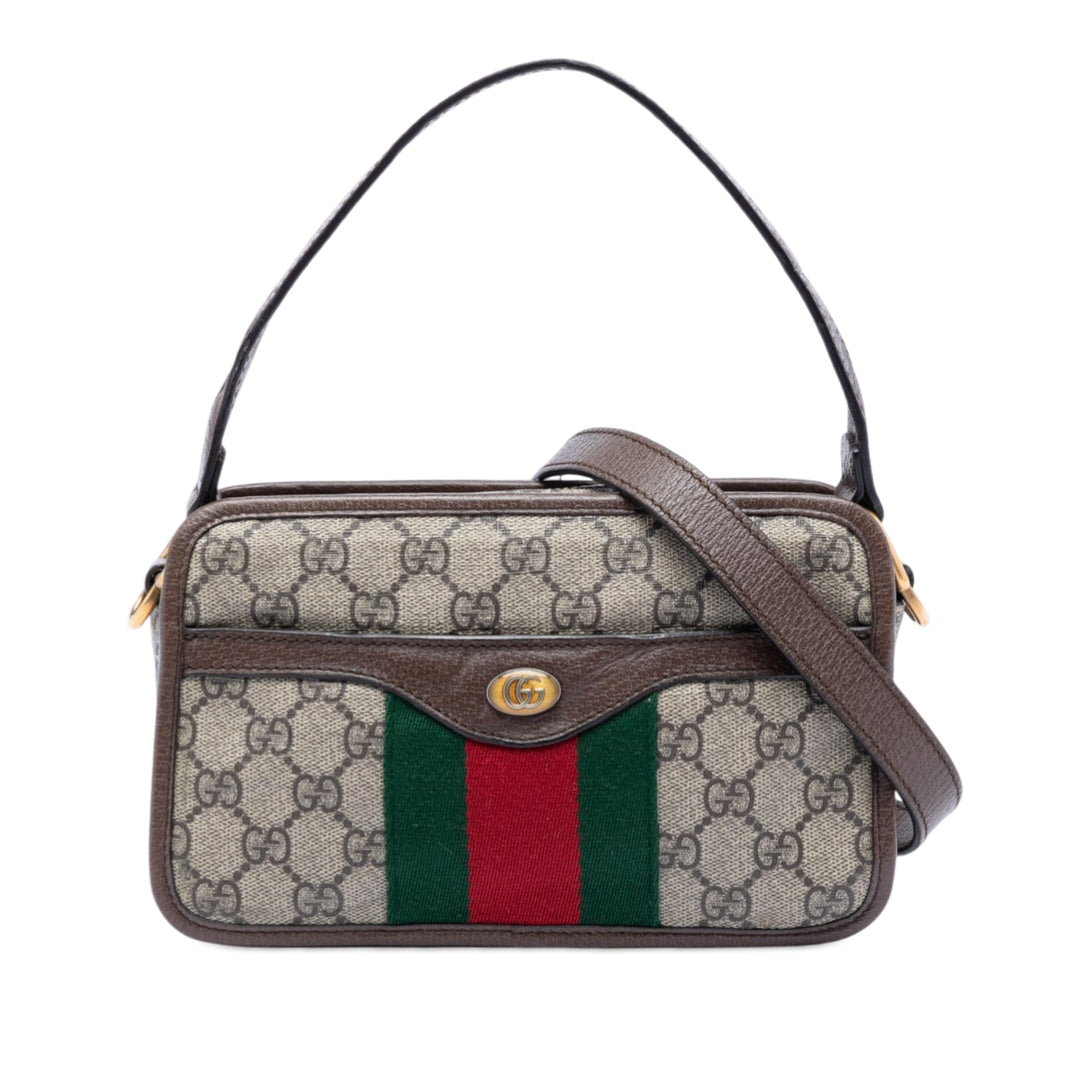 Gucci Small GG Supreme Web Ophidia sac à anse supérieure