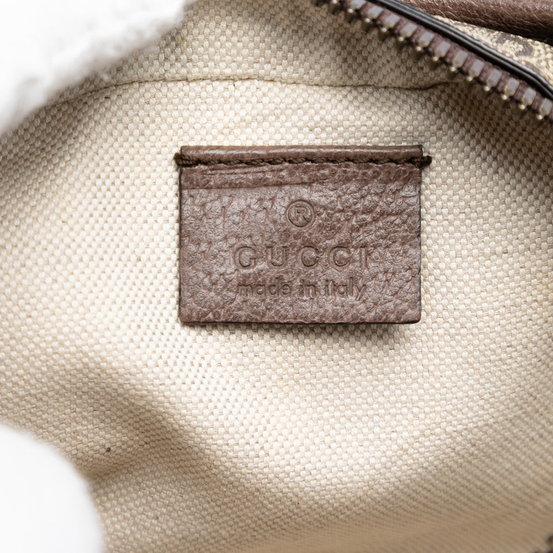 Gucci Small GG Supreme Web Ophidia sac à anse supérieure