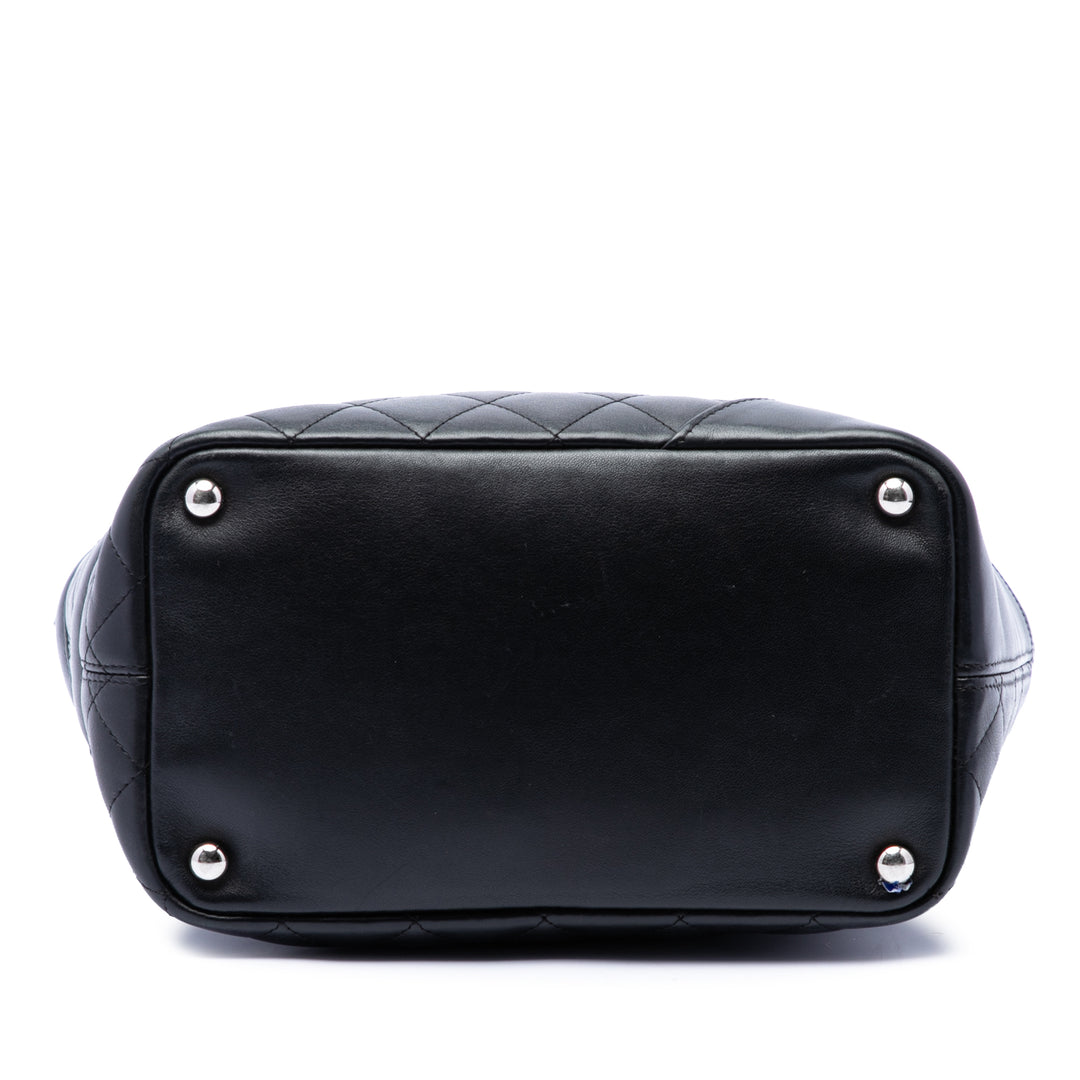 Cambon Ligne Cabas Moyen Cuir d'agneau Noir