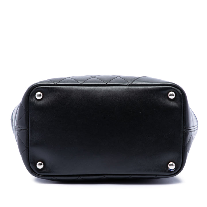 Cambon Ligne Cabas Moyen Cuir d'agneau Noir