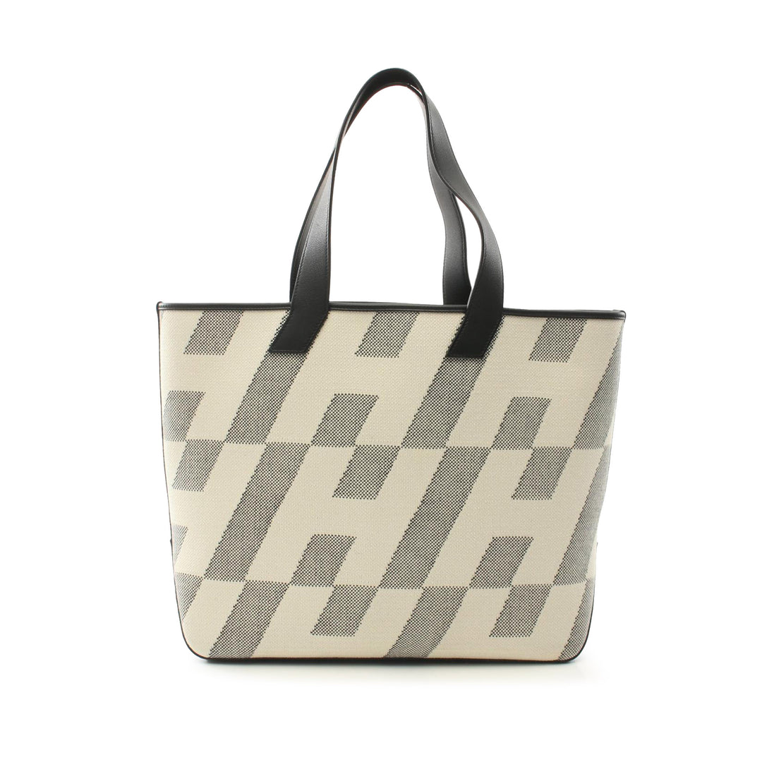 Toile H and Swift Cabas H en Biais 40 White - Gaby Paris