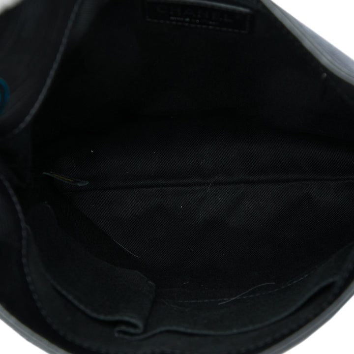 Oser Sans Poser CC Sac Messenger Cuir de veau Noir