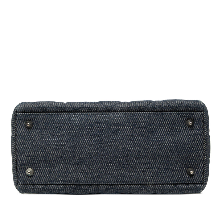 Dior Medium Jean Cannage Lady Dior