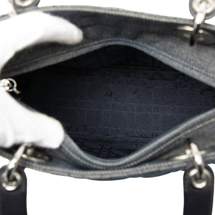 Dior Medium Jean Cannage Lady Dior