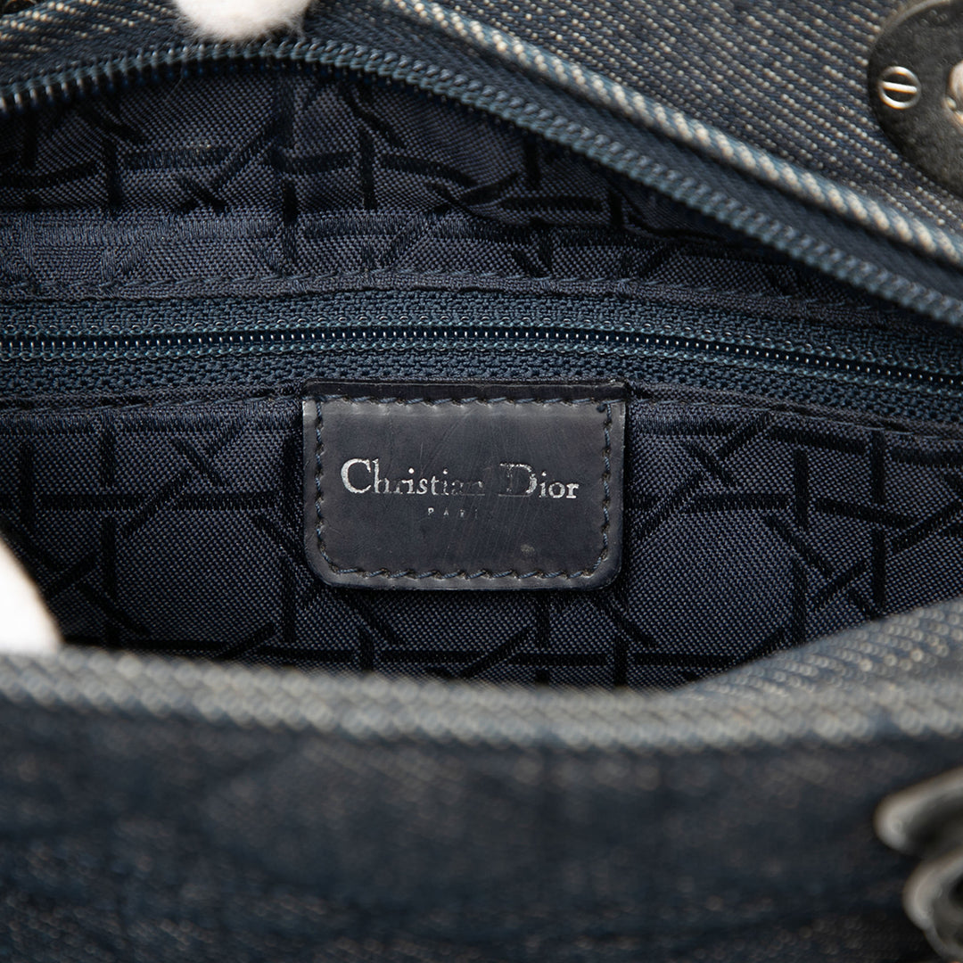 Dior Medium Jean Cannage Lady Dior