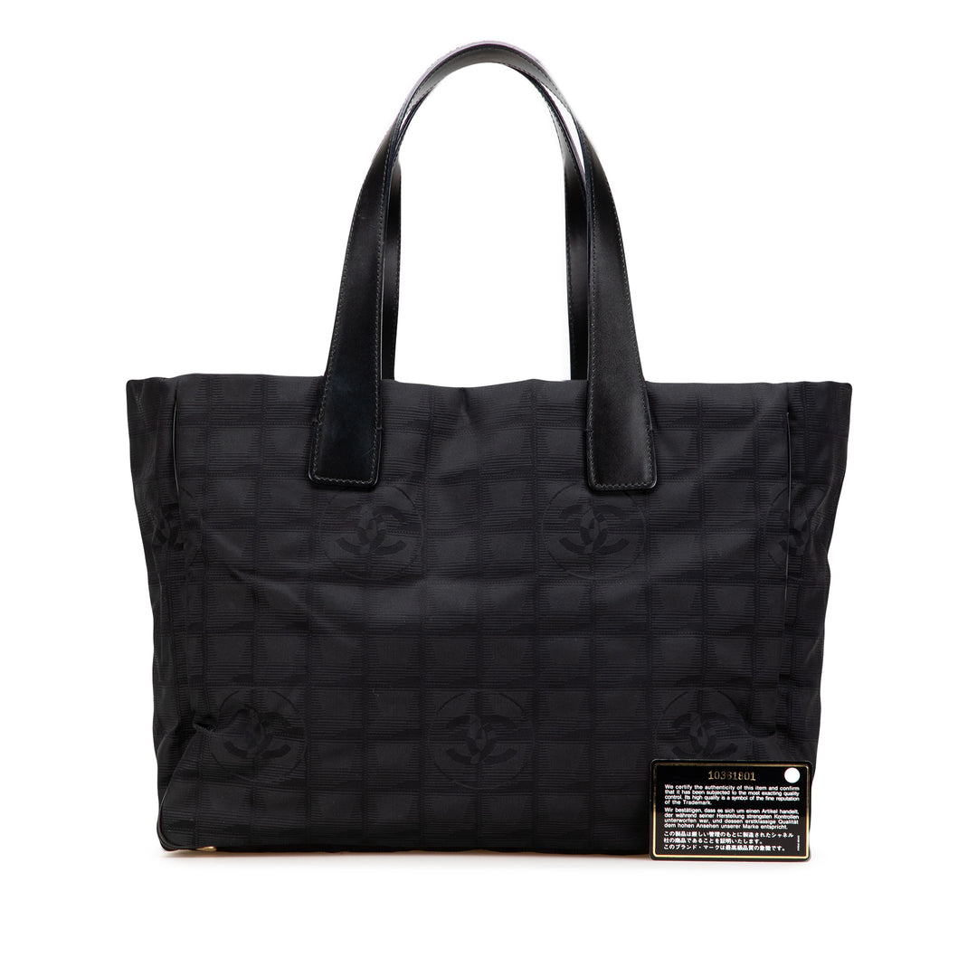 New Travel Line Nylon Tote Black - Gaby Paris