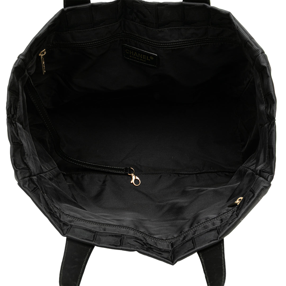 New Travel Line Nylon Tote Black - Gaby Paris