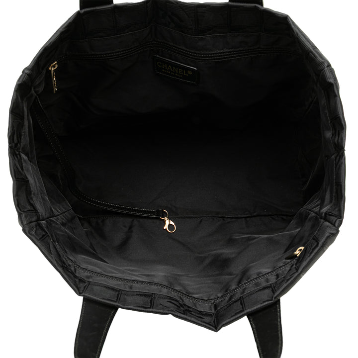 New Travel Line Nylon Tote Black - Gaby Paris