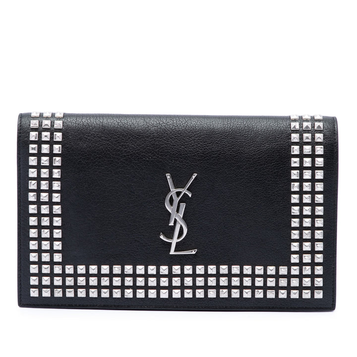 Saint Laurent clouté Cuir Monogram Pochette