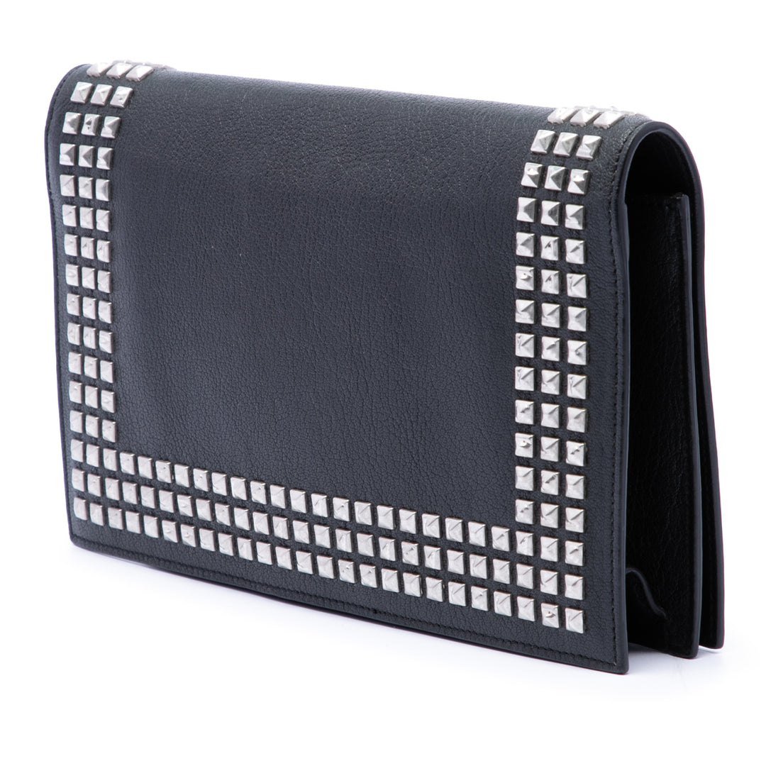 Saint Laurent clouté Cuir Monogram Pochette