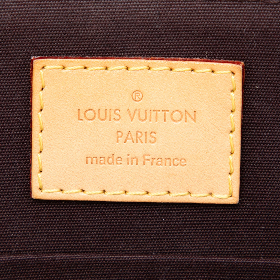 Louis Vuitton Alma BB Cuir verni Monogram Violet – vue 5 – GABY PARIS