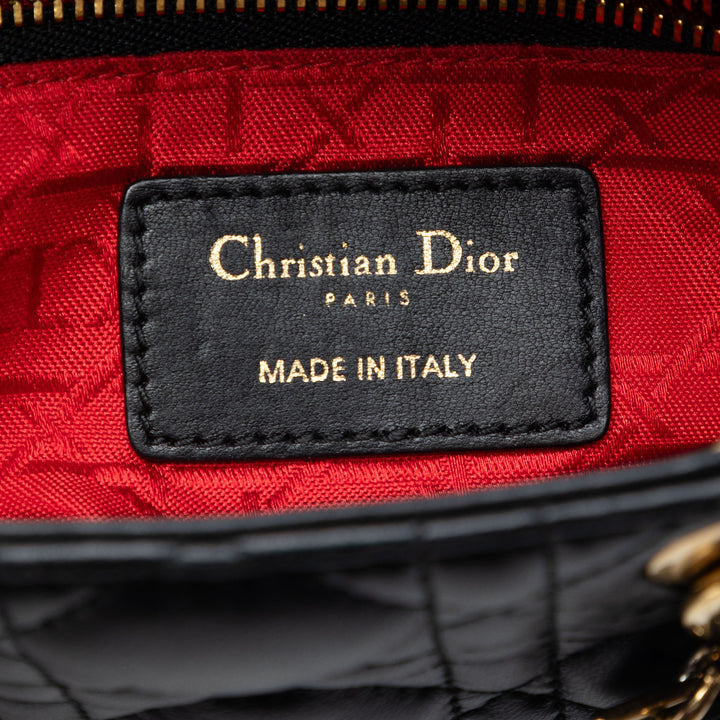 Dior Mini Cuir d’agneau Cannage Lady Dior