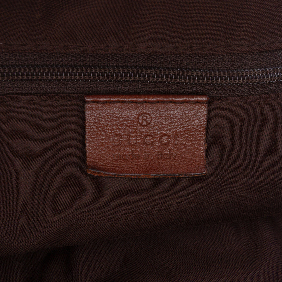 GG Canvas Sukey  Satchel Brown - Gaby Paris