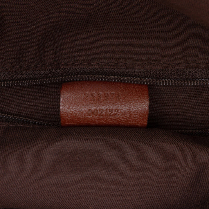 GG Canvas Sukey  Satchel Brown - Gaby Paris